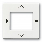 Накладка Электронного термостата и таймера 6455, 6456 ABB белый (6435-84)