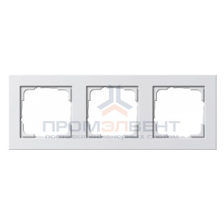 Рамка 3-ая Gira E2 Белый глянцевый