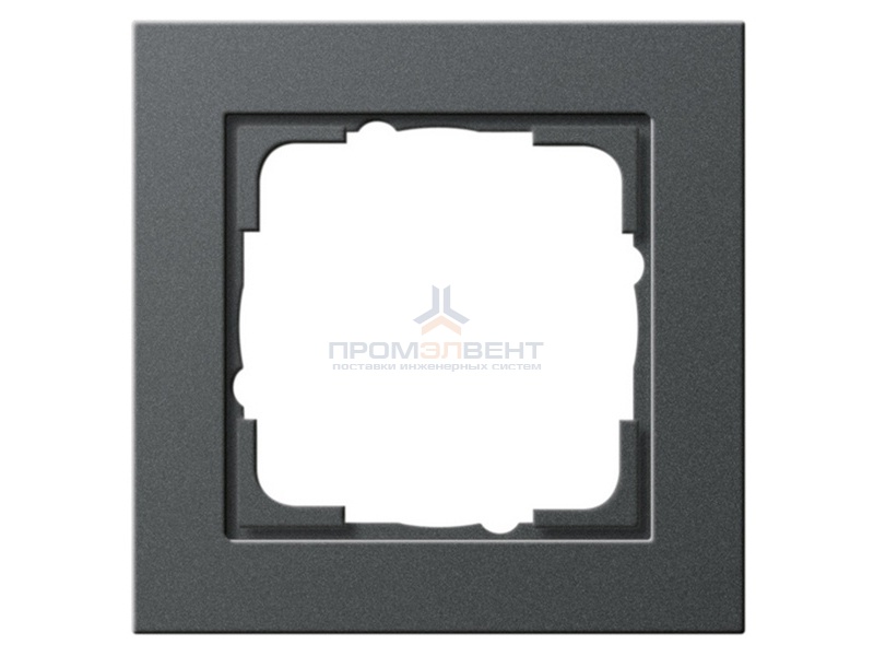 Рамка 1-ая Gira E2 Антрацит