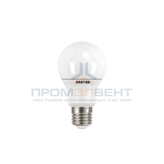 LED лампа "ВАРТОН" 6,5W 220V E27 4100K 1/40