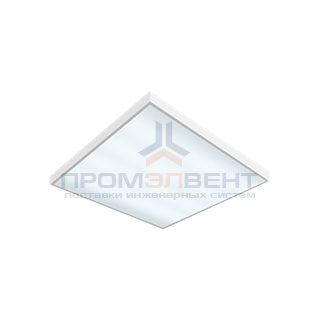 Светодиодный светильник "ВАРТОН" офисный встраиваемый/накладной 595*595*50мм 36 ВТ 2700К