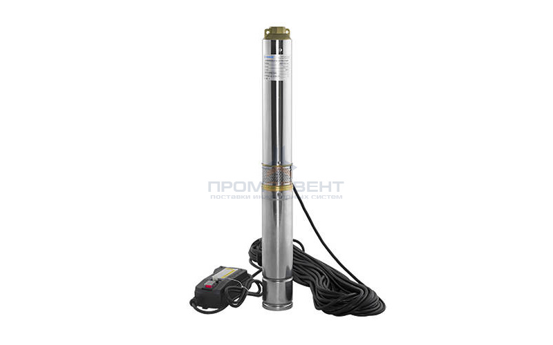 Насос скважинный Aquario ASP 1.8E-50-90 (однофазный, Hmax 62 м, Qmax 45 л/мин,кабель 50м)