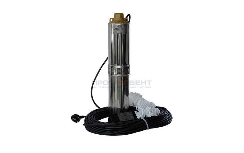 Насос скважинный Водолей БЦПЭ 0,5-32 У (0,65 кВт, Qmax 1,8 м³/ч, Hmax 47 м, кабель 32 м)
