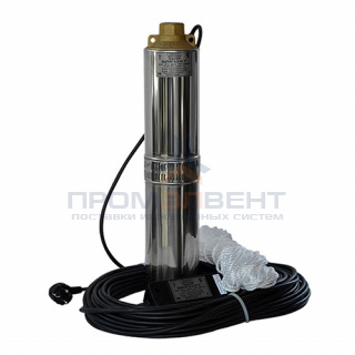 Насос скважинный Водолей БЦПЭУ 0,5-40 У (0,72 кВт, однофазный, Qmax 1,8 л/мин, Hmax 60м, кабель 40м)