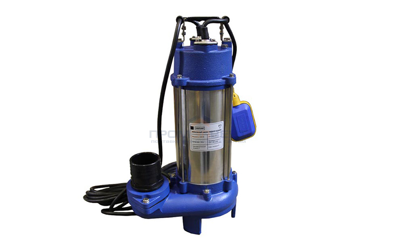 Насос фекальный UNIPUMP FEKACUT V1100DF - 1,1 кВт (однофазный, Hmax 8 м, Qmax 230 л/мин, кабель 6 м)