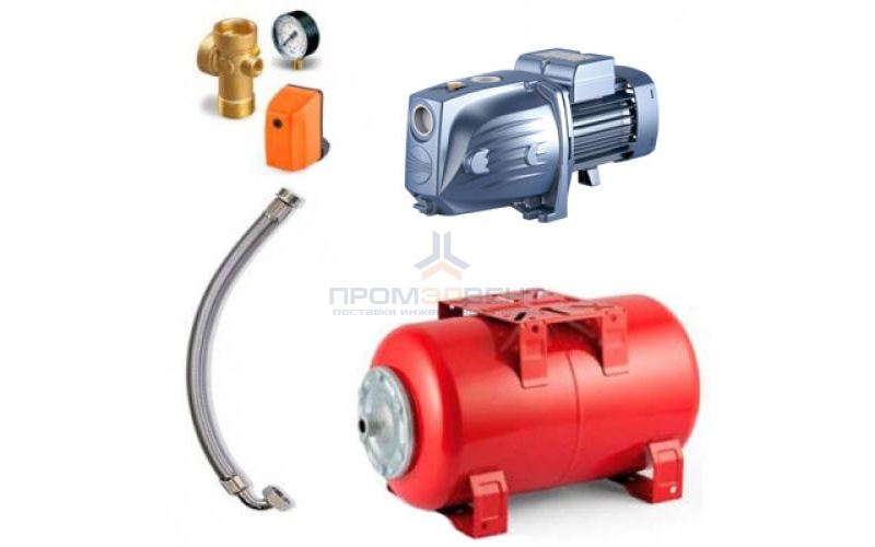 Насосная станция Pedrollo HYDROFRESH JSWm 1B-50 CL - 0,48кВт (Qmax 60 л/мин, 1x230В)