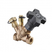 Вентиль регулирующий Oventrop Hydrocontrol VTR (25 бар) - Ду20 (ВР/ВР, с ниппелем и шаровым краном)