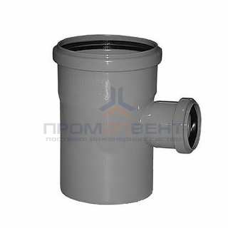 Тройник 87° редукционный для внутренней канализации Valsir - 50 x 40