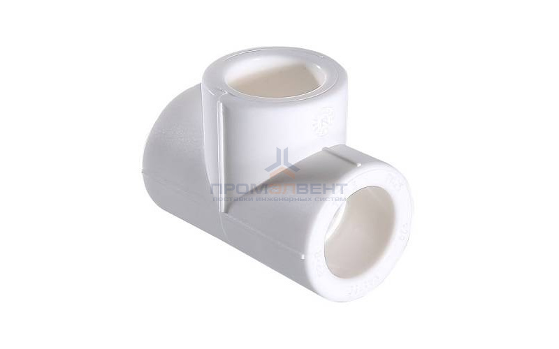 Тройник VALTEC VTp.731 - 40 (для полипропиленовых труб под пайку, цвет белый)