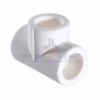 Тройник VALTEC VTp.731 - 90 (для полипропиленовых труб под пайку, цвет белый)