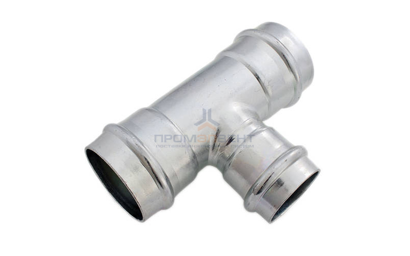 Тройник равнопроходной Conex Banninger PC 5130 - 18 (оцинкованная сталь)