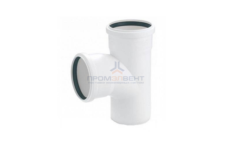 Тройник с отводом на 87° REHAU RAUPIANO PLUS - 75 (для системы внутренней канализации)