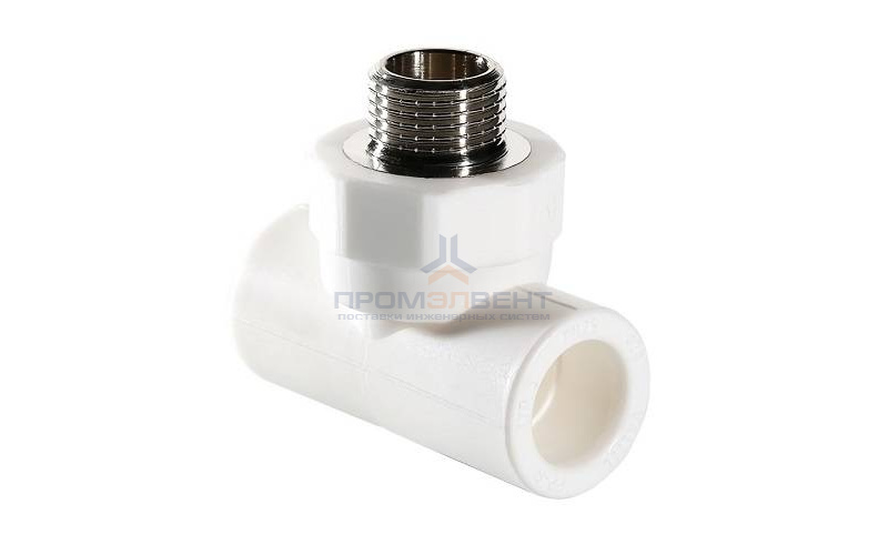 Тройник с переходом на наружную резьбу VALTEC VTp.733 - 25 x 3/4