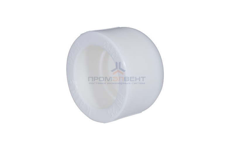 Заглушка KALDE - 110 (для полипропиленовых труб под пайку, цвет белый)