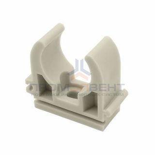 Клипса для труб FV-Plast - 20 (для полипропиленовых труб, цвет серый)