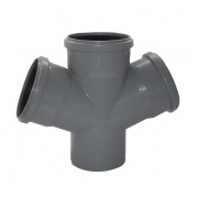 Крестовина одноплоскостная для внутренней канализации Valsir - 110 x 110 x 110x65°