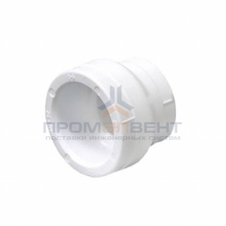 Муфта редукционная Fusitek - 63 x 32 (для полипропиленовых труб под пайку, цвет белый)