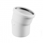 Отвод 15° REHAU RAUPIANO PLUS - 50 (для системы внутренней канализации)