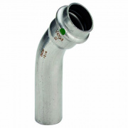 Отвод 45° Viega Sanpress Inox 2326.1 - 15 (нержавеющая сталь)