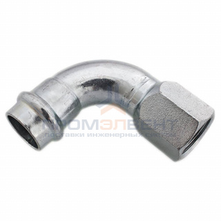 Отвод 90° Conex Banninger PC 4002G - 18 x 1/2" (оцинкованная сталь)