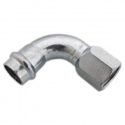 Отвод 90° Conex Banninger PC 4002G - 18 x 1/2" (оцинкованная сталь)