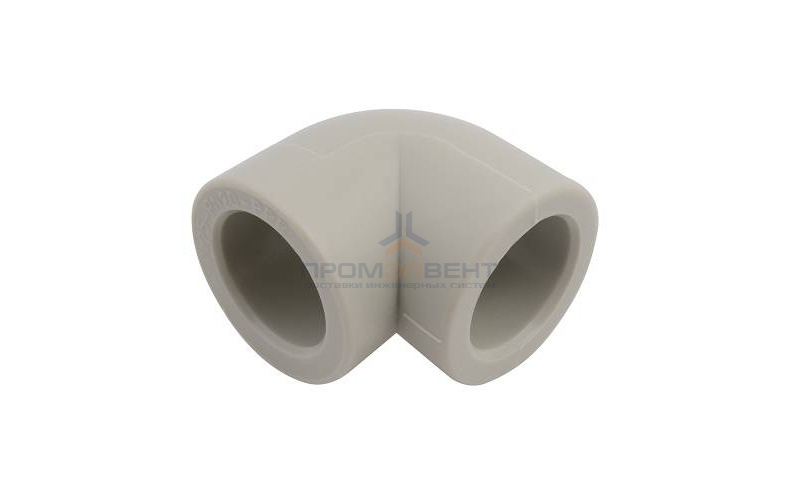 Отвод 90° FV-Plast - 90 (для полипропиленовых труб под пайку, цвет серый)