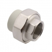 Переход на внутреннюю резьбу разъемный FV-Plast - 32 x 1" (для полипропиленовых труб, цвет серый)