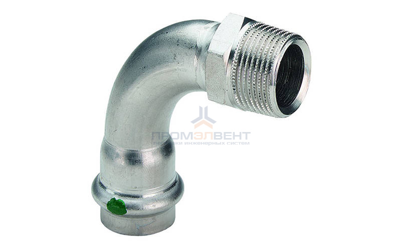 Переход на наружную резьбу угловой Viega G1 Sanpress Inox 2314 - 18 x 3/4