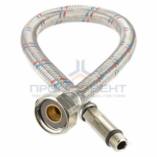 Подводка под смеситель гибкая Industrias Mateu (Штуцер/Гайка) - М10-1-35 x 1/2" (длина 300 мм)