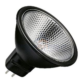 Лампа галогенная BLV FARBIG Black 50W 36° 12V GU5,3 отражатель black/черный