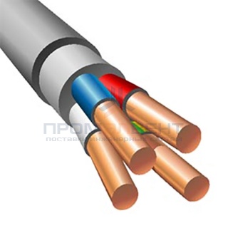 Кабель силовой NYM-O 4х1,5 0,66кВ ГОСТ IEC 60227-4-2011 (Севкабель)