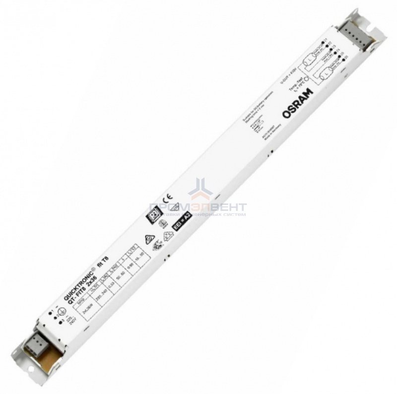ЭПРА Osram QT-FIT8 2x18 для люминесцентных ламп T8