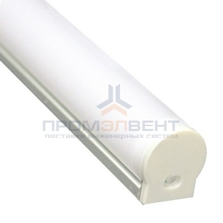 Профиль для светодиодной ленты LED CAB282 накладной круглый 18х20мм (10,2мм) алюминиевый 2 метра