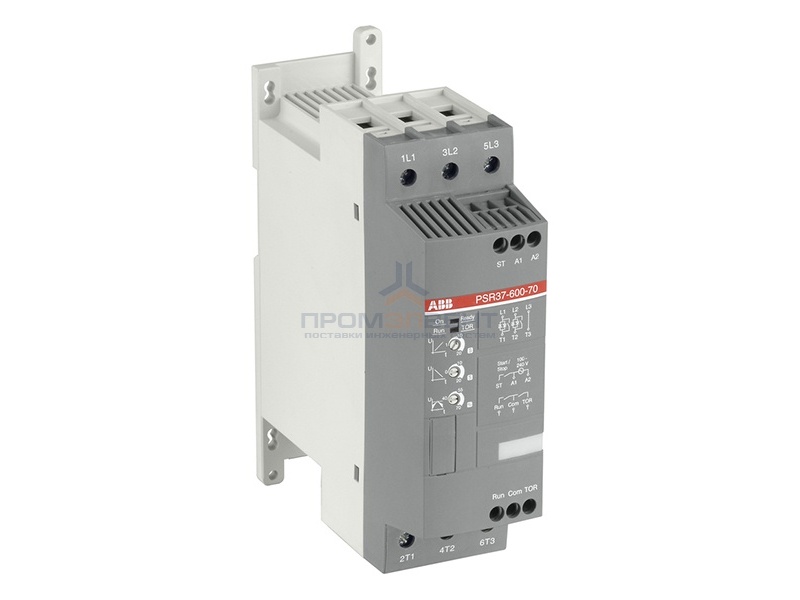 Софтстартер ABB PSR37-600-70 18,5кВт 400В (100-240В AC) устройство плавного пуска