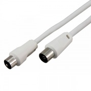 Шнур TV PLUG-TV JACK 5М Белый