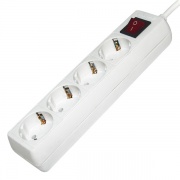 Удлинитель У04К-выкл. 4 места 2Р+PЕ/3метра 3х1мм2 16А/250 IEK