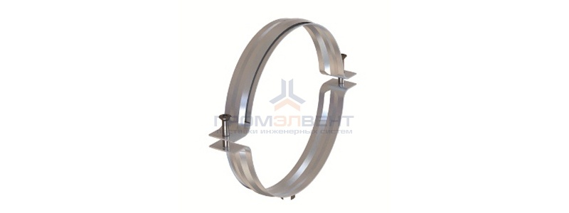 Хомут для тяжелых нагрузок 75мм, без изоляции