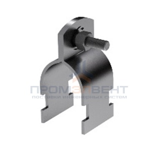 Разборный хомут для труб d 4, без изоляции