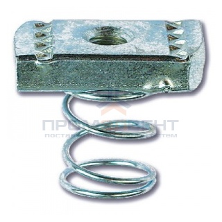 Гайка для подвешивания профиля (с пружиной) М10х40