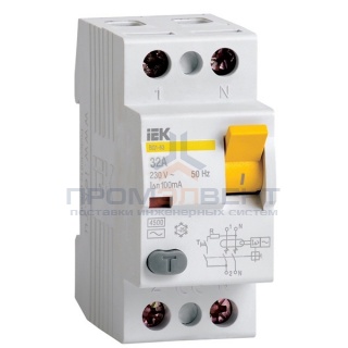 УЗО ВД1-63 2Р 32А 100мА ИЭК