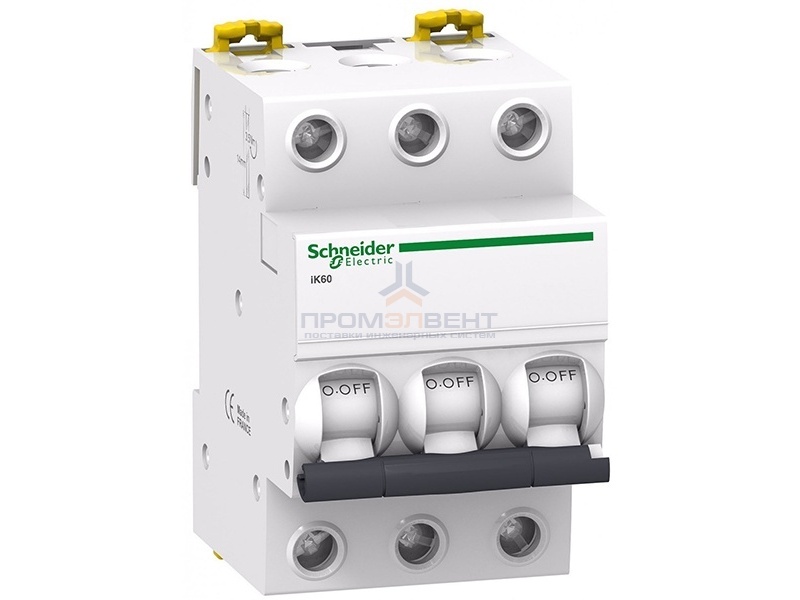 Автоматический выключатель Schneider Electric Acti 9 iK60 3П 40A 6кА C (автомат)