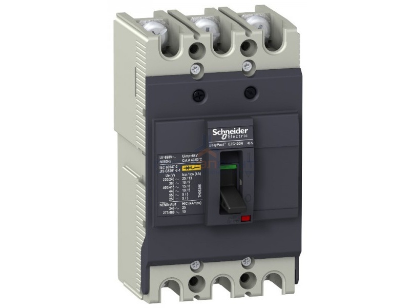 Автоматический выключатель Schneider Electric EZC100N 40A 18 кА/380В 3П3T (автомат)
