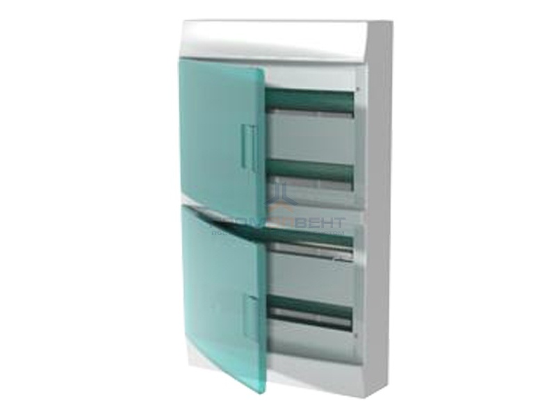 Бокс настенный ABB Mistral41 72М зеленая дверь без клеммного блока