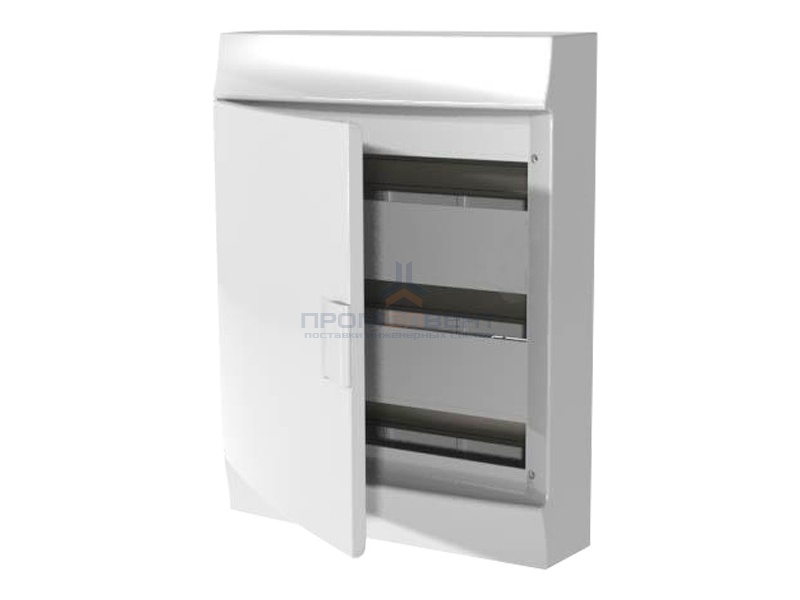 Бокс настенный ABB Mistral41 54М непрозрачная дверь с клеммным блоком